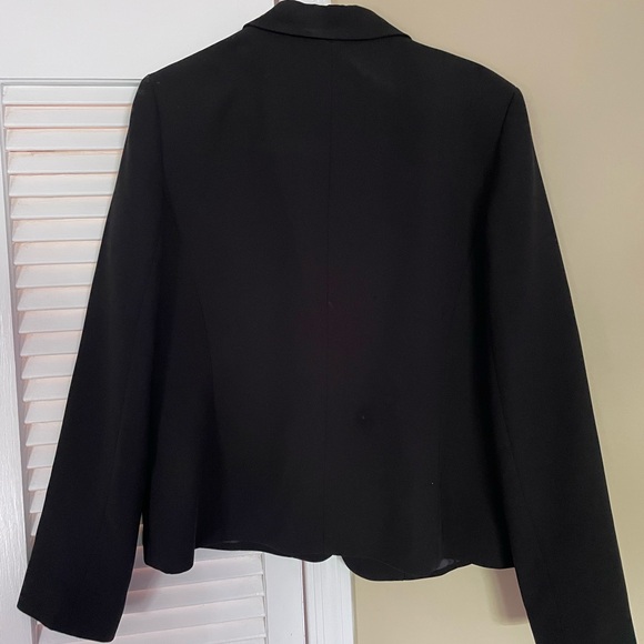 Jones Studio Midnight Black Blazer with One Button - Picture 2 of 4